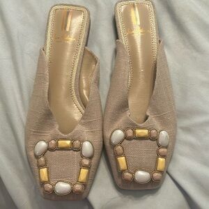 Sam Edelman Lavina Canvas Gem Slide